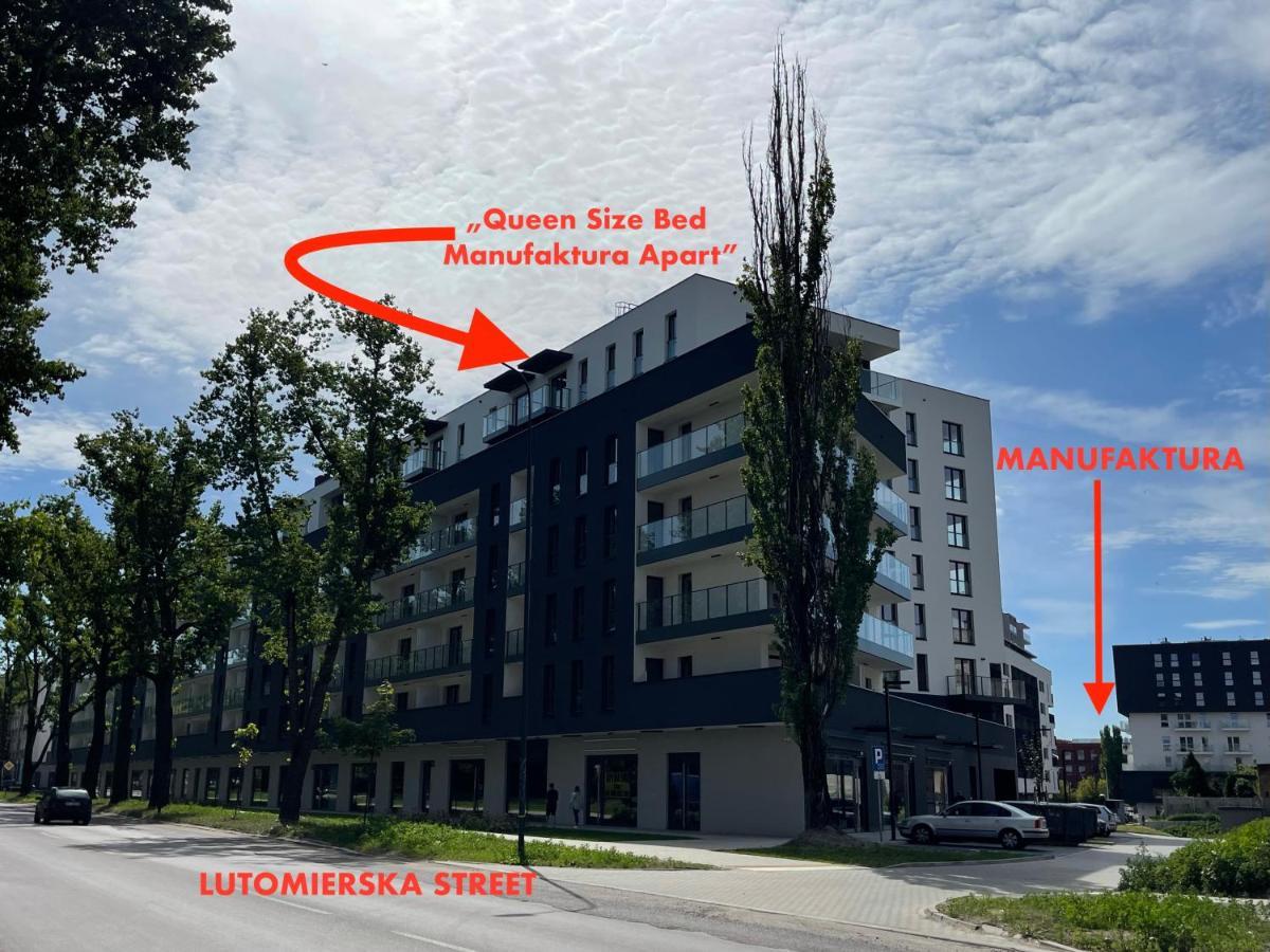 Queen Size Bed - Apartament Obok Manufaktury W Centrum Lodzi - Parking Gratis!!! Exterior foto